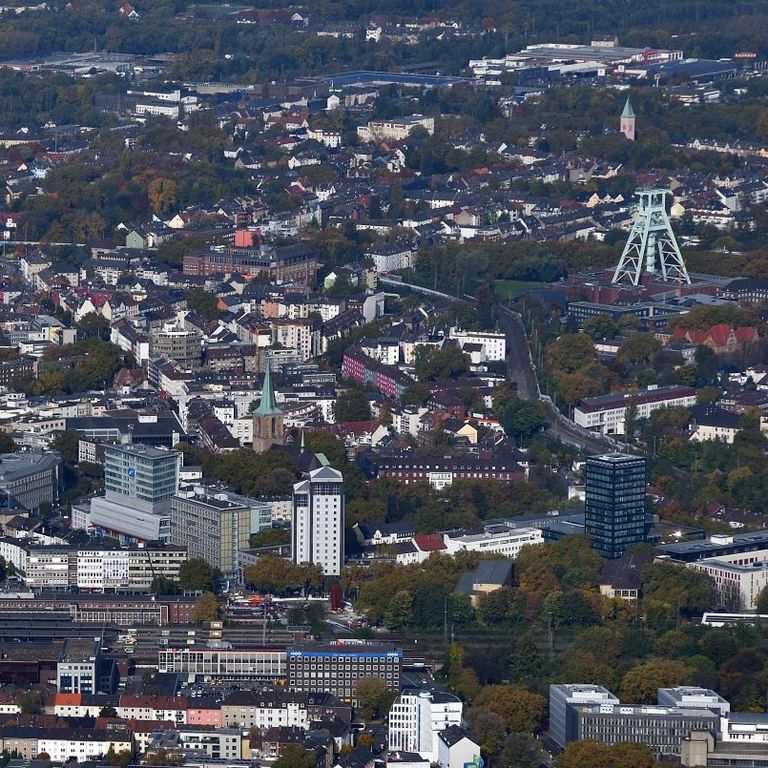 Luftbildaufnahme Stadt Bochum